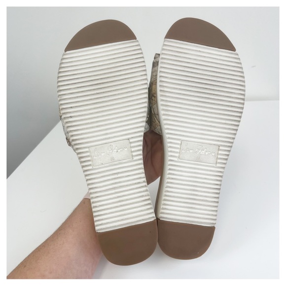 SAM EDELMAN ‘ADALEY’ Woven Snakeskin Print Slide Sandal Size 10 - Picture 8 of 8